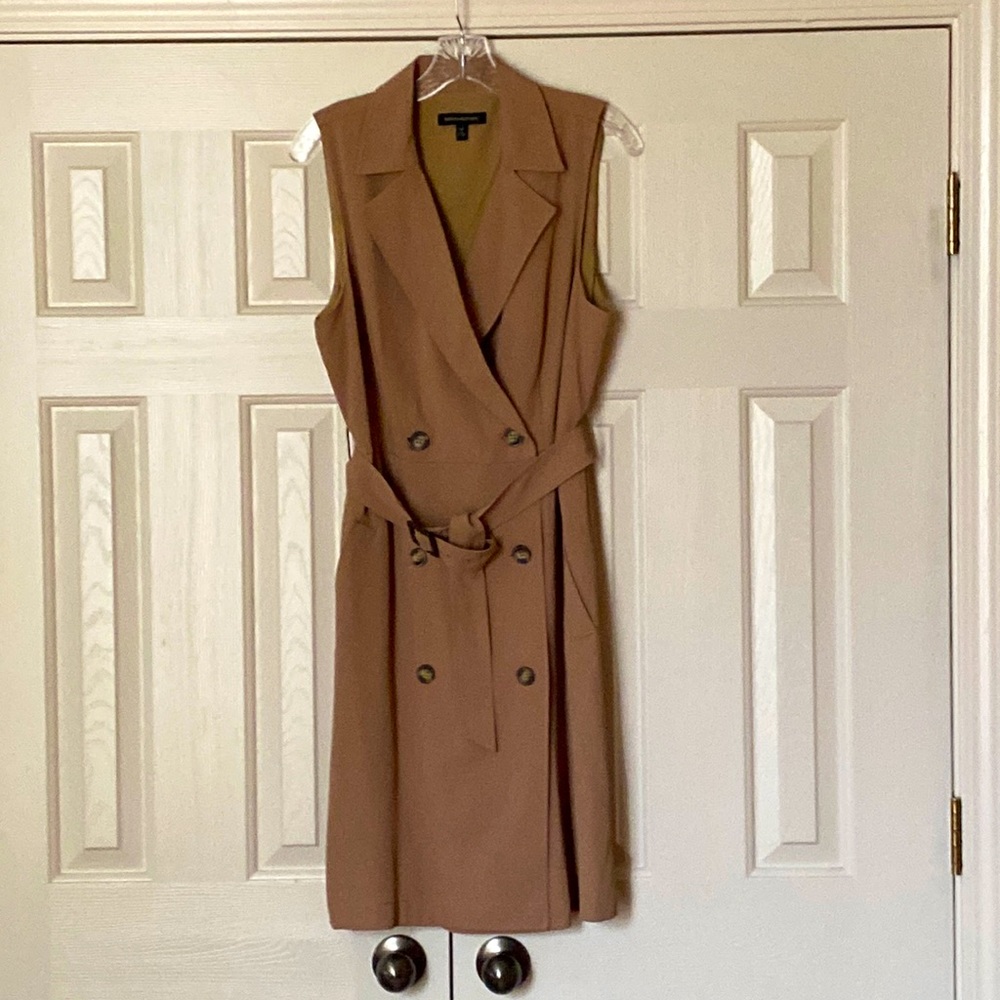 Banana Republic Sleeveless Trench Dress NWOT